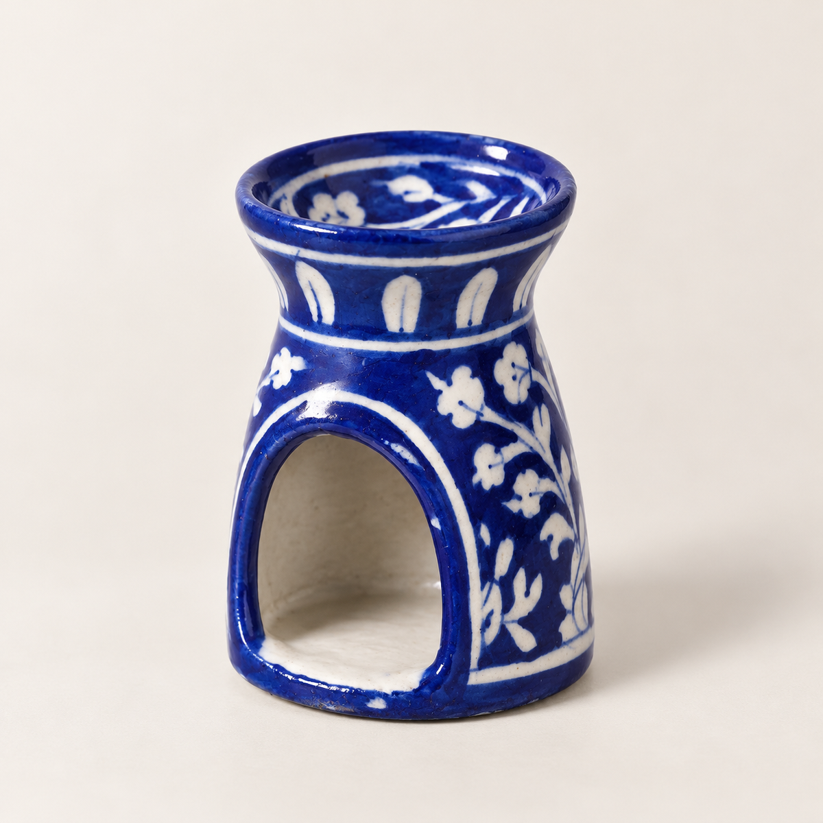 Jaipur Blue Pottery Aroma Diffusers - Indigo Blooms