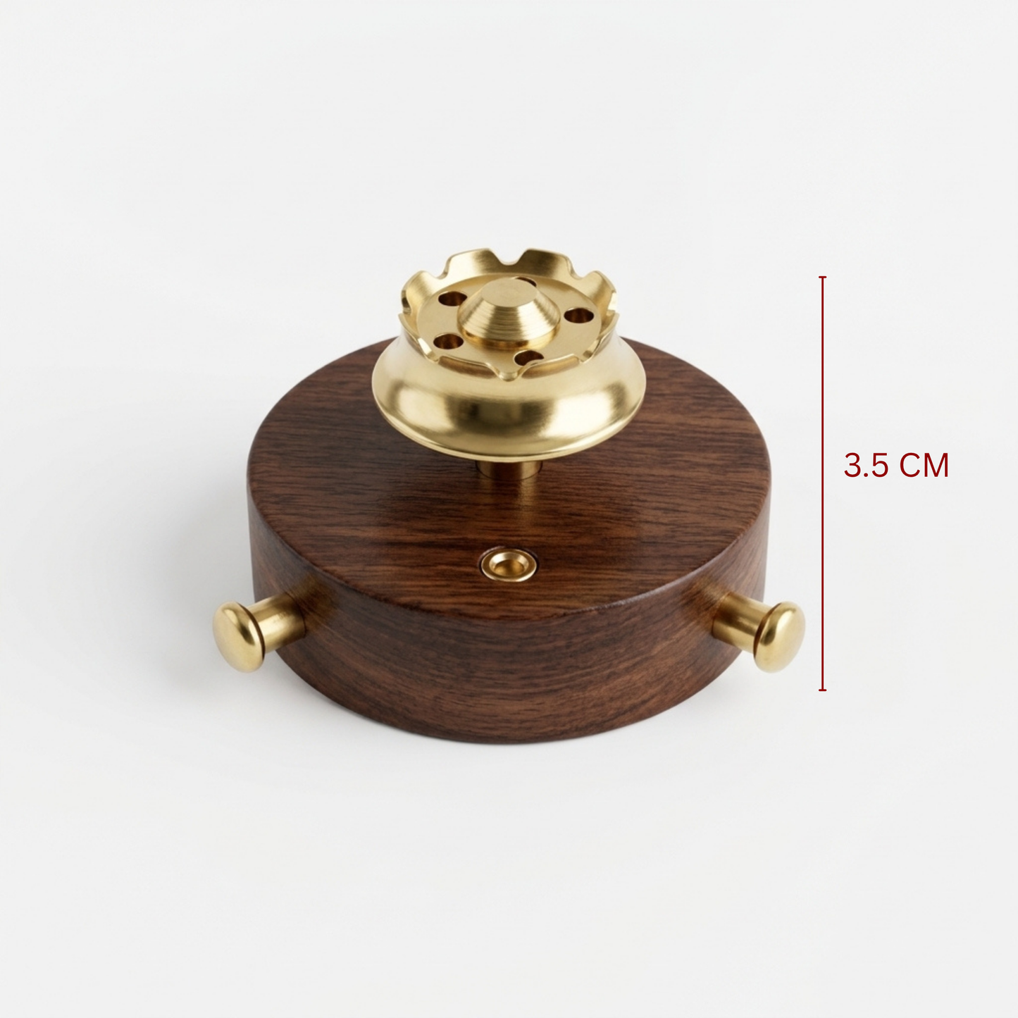 Round Base Sheesham wood Agarbati Stand