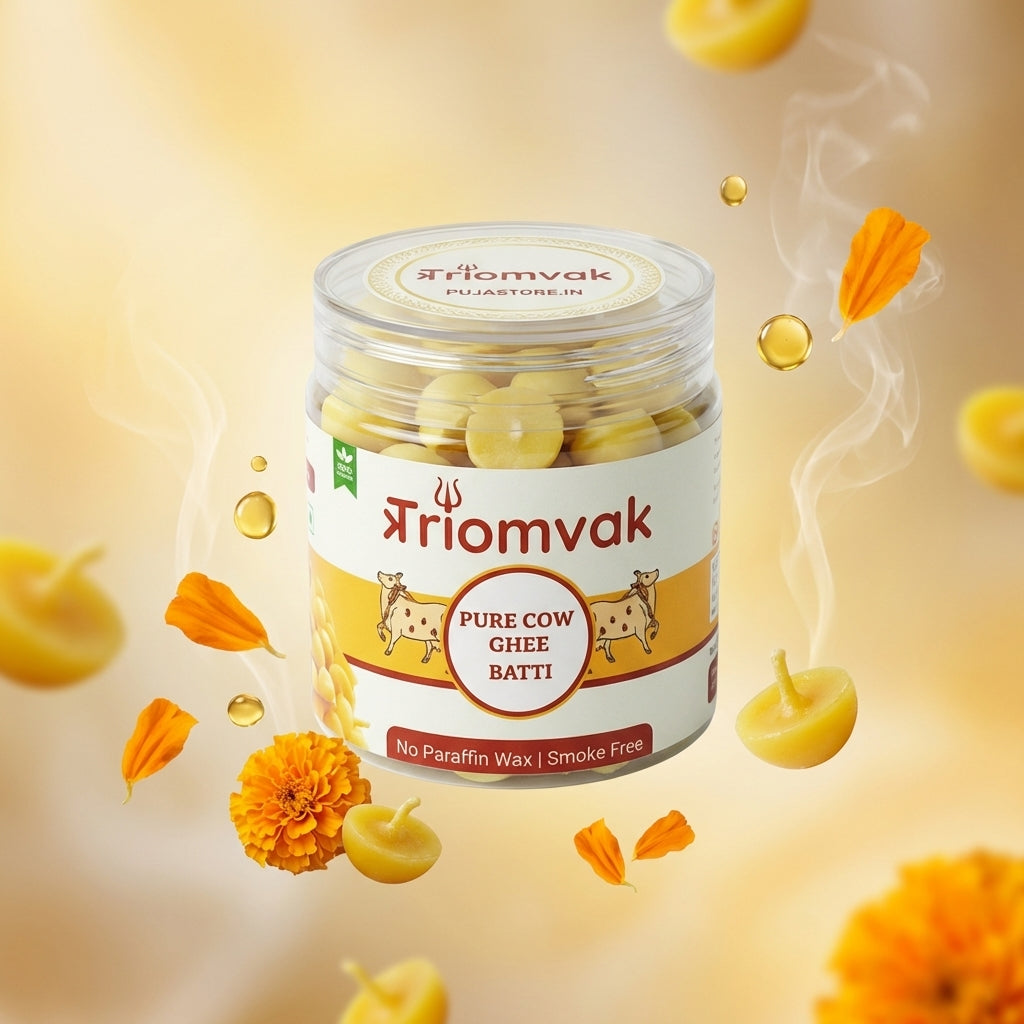Premium Cow Ghee Batti for Puja & Spiritual Use
