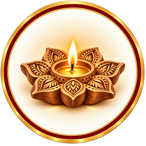 Wood Art Diya