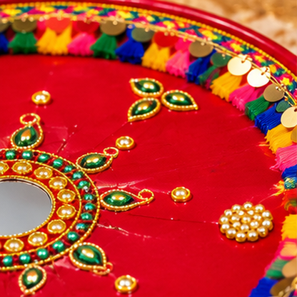 Premium Karva Chauth Pooja Thali Set