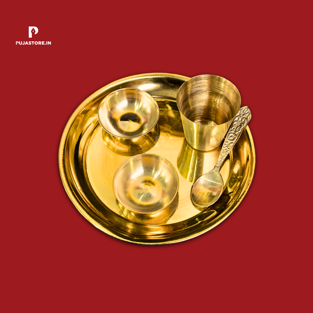 Brass Puja Thali