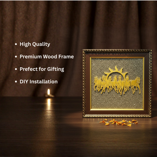 7 Horses Pyrite Frame