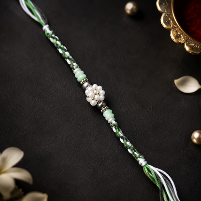 Peral Beaded Rakhi