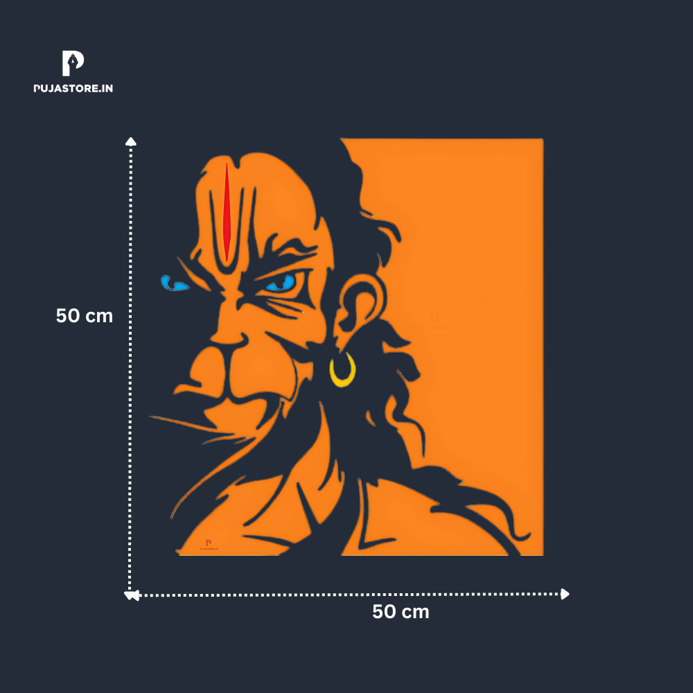 Angry Hanuman Ji Wall Sticker