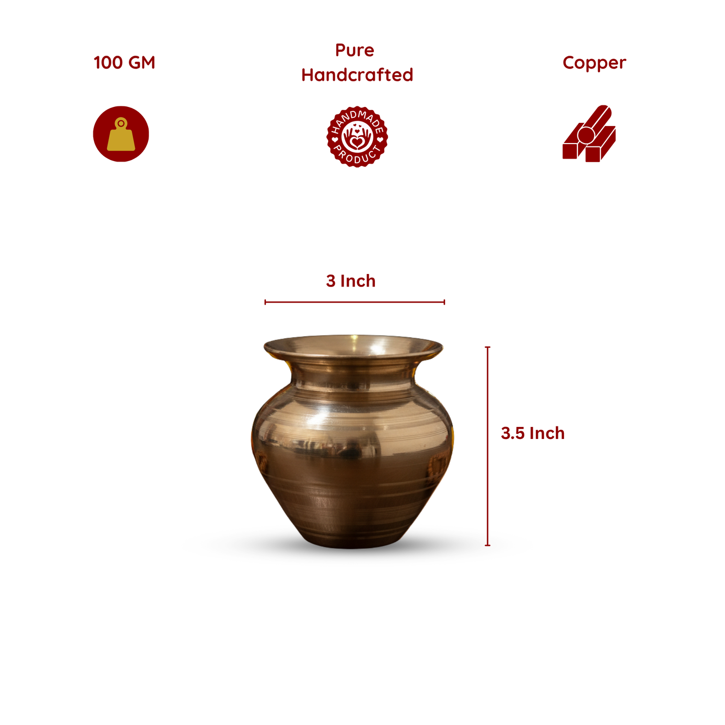 Copper Regular Lota - Gadwa