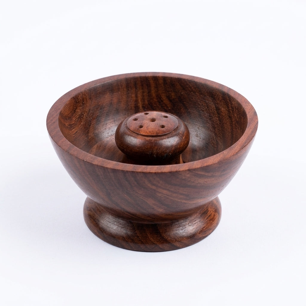 Bowl Shape wood Agarbatti Stand
