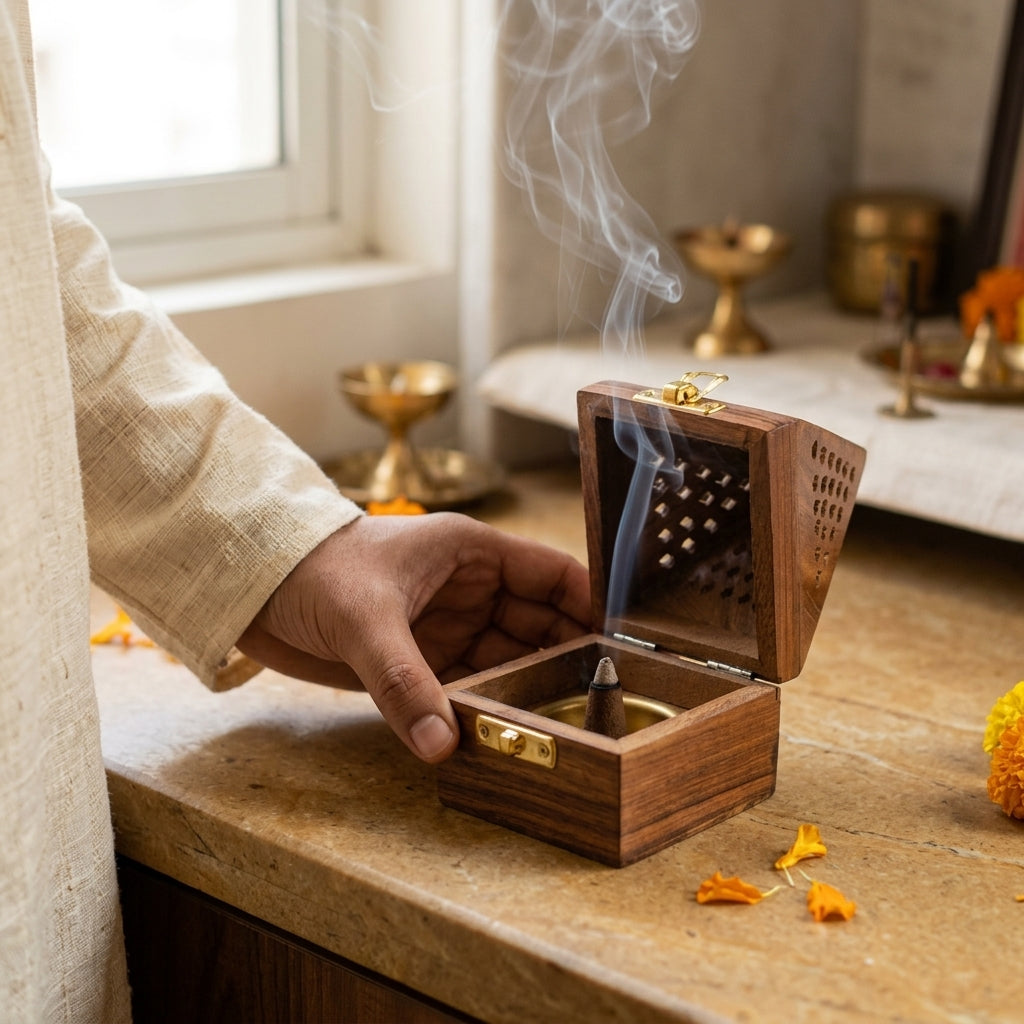 Havan Cup Cone Stand - Dhoop Stand