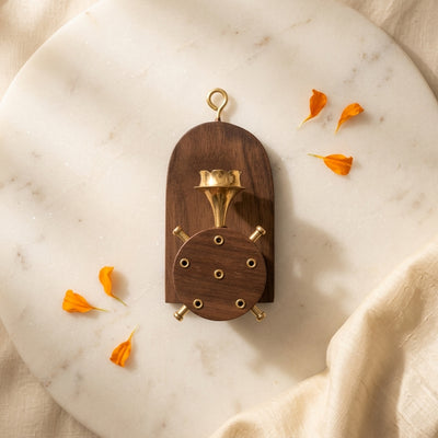 Hanging wood Agarbatti Holder