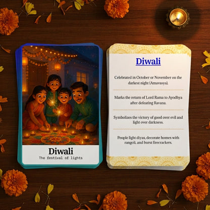 Hindu Festivals Flash Cards - English