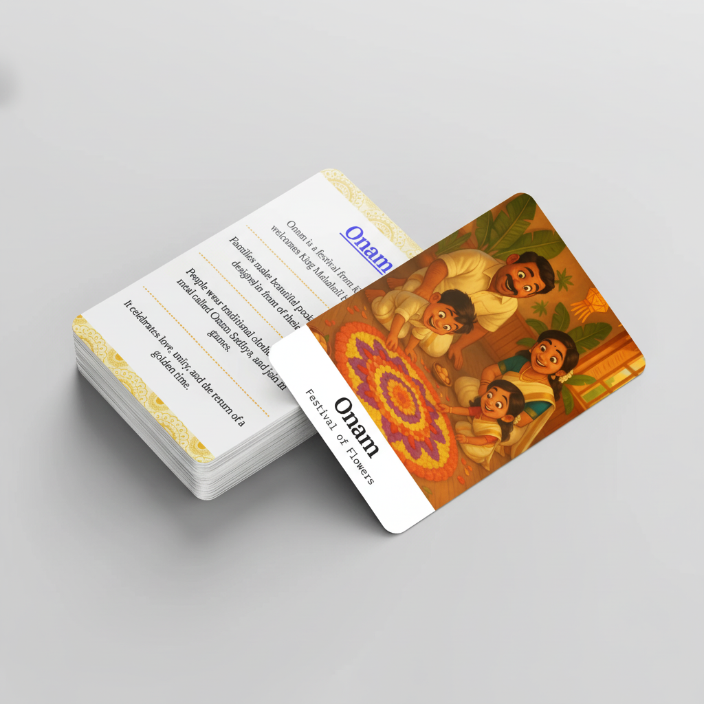 Hindu Festivals Flash Cards - English