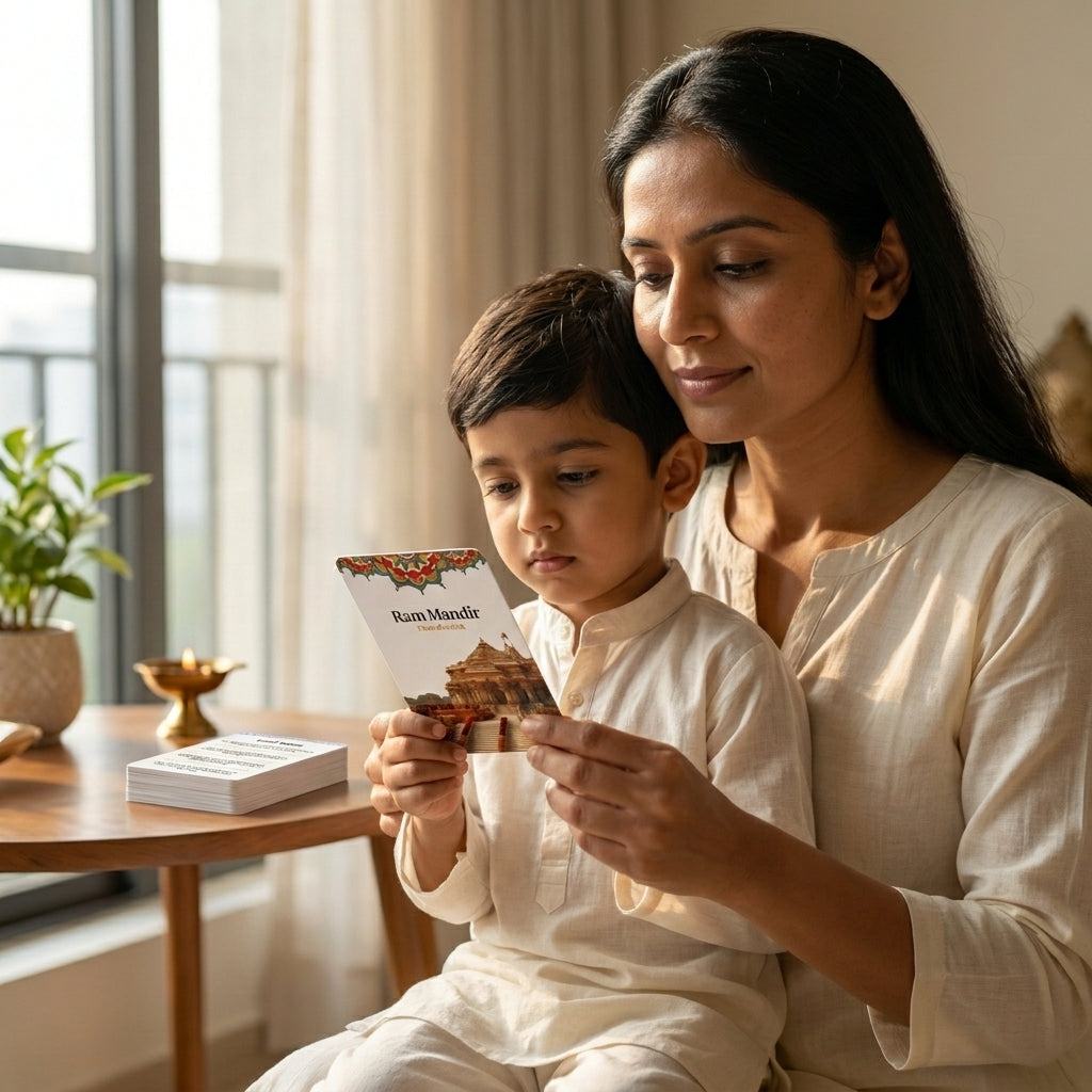 Hindu Temples Flash Cards - English