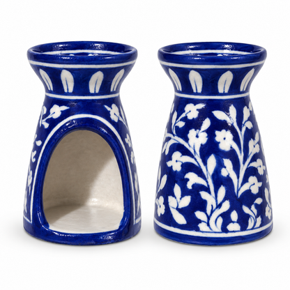 Jaipur Blue Pottery Aroma Diffusers - Indigo Blooms