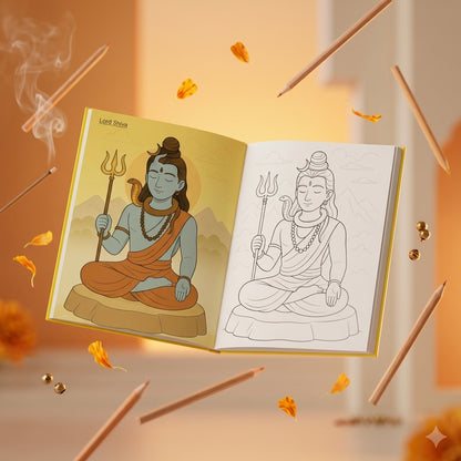 Kids Coloring Book - Hindu Gods