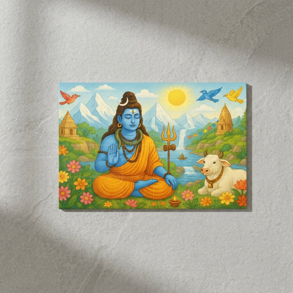 Lord Shiva - Kids Puzzle