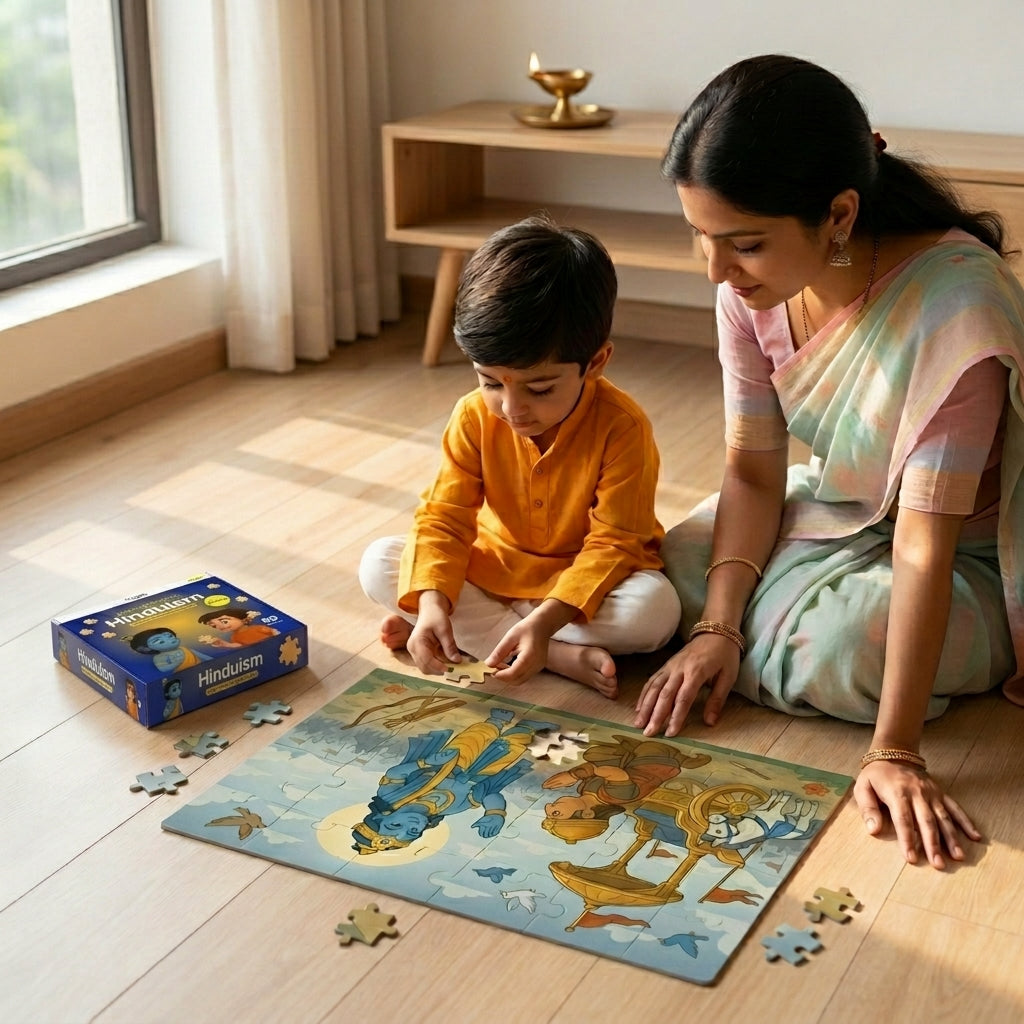 Krishna Arjun - Kids Puzzle