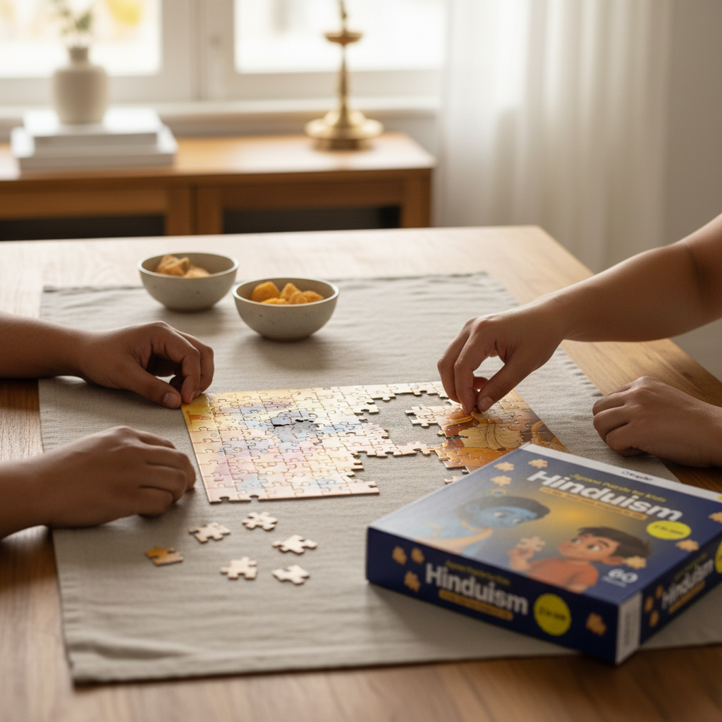 Krishna and Bhishma - Kids Puzzle