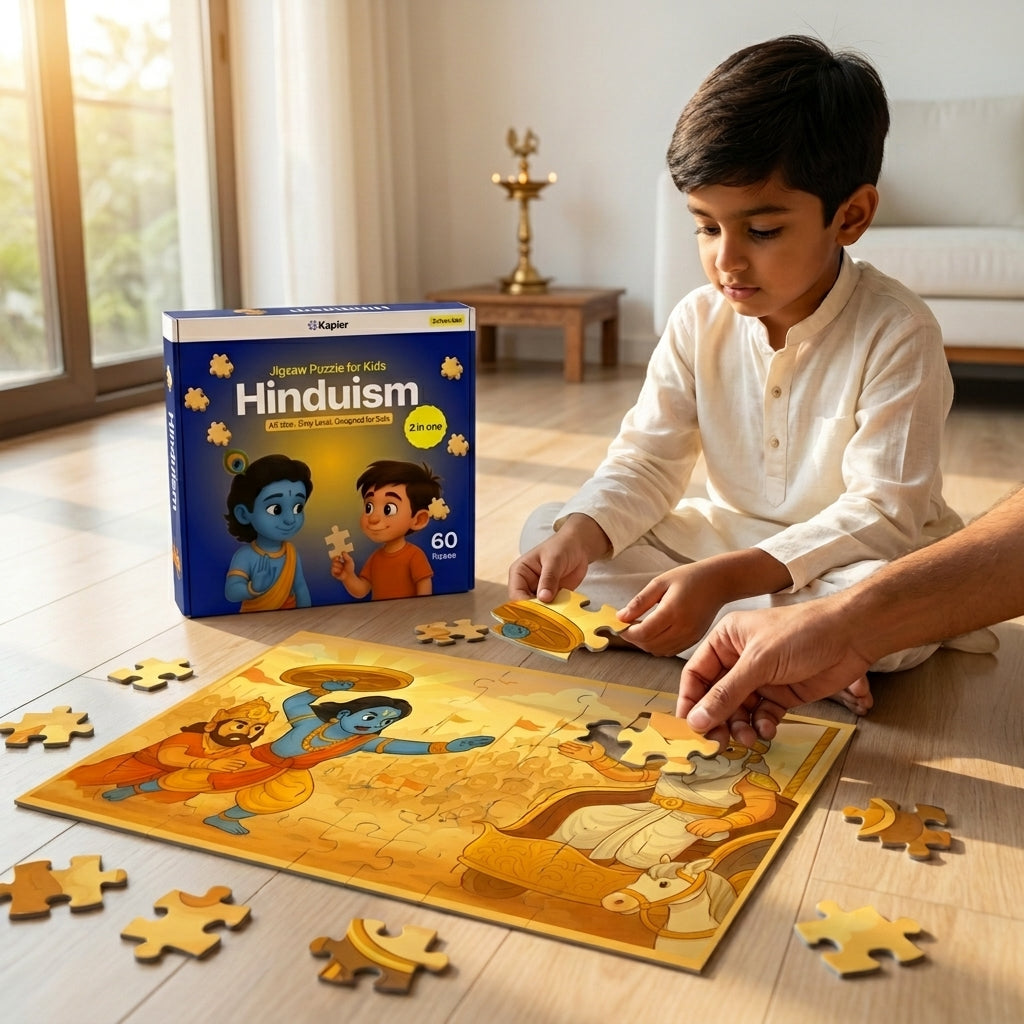 Krishna and Bhishma - Kids Puzzle