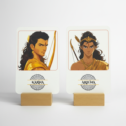 Mahabharat Characters Flash Cards - English