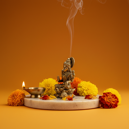 2 Inch Panch dhatu Lakshmi jI Idol