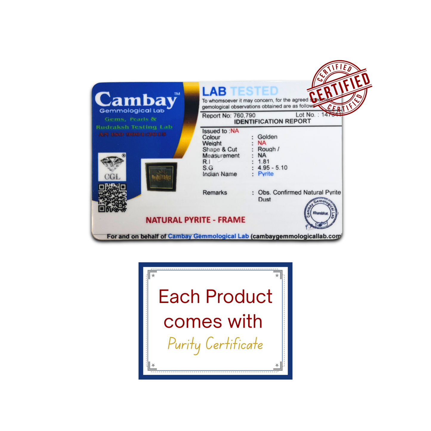 7 Horses on Raw Pyrite Frame