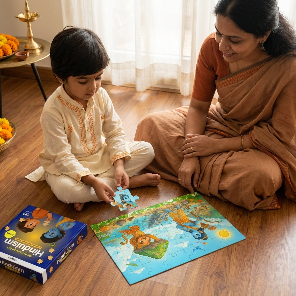 Ram and Hanuman - Kids Puzzle