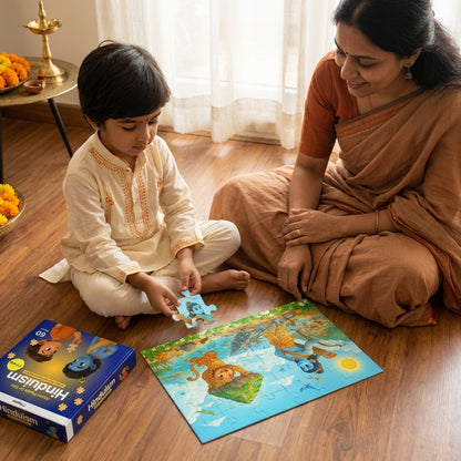 Ram and Hanuman - Kids Puzzle