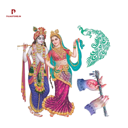 Radha Krishan Ji Wall Sticker