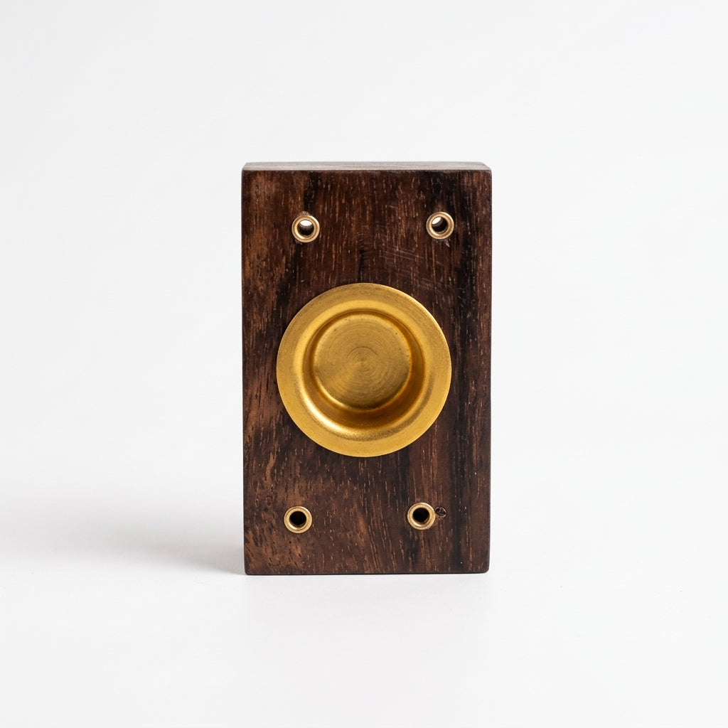 Rectangle Base wood Agarbati Stand with Dhoop holder