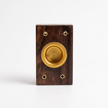 Rectangle Base wood Agarbati Stand with Dhoop holder