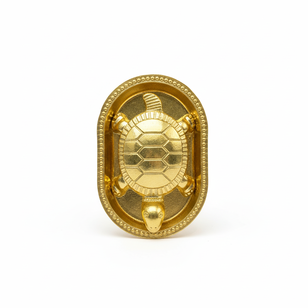Brass Vastu Tortoise with Plate
