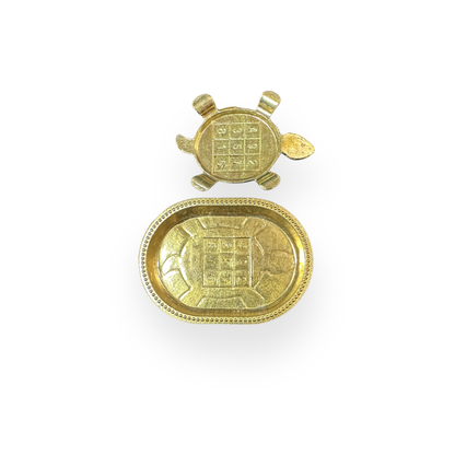 Brass Vastu Tortoise with Plate