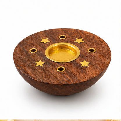 Handcrafted Agarbatti Stand with Brass star