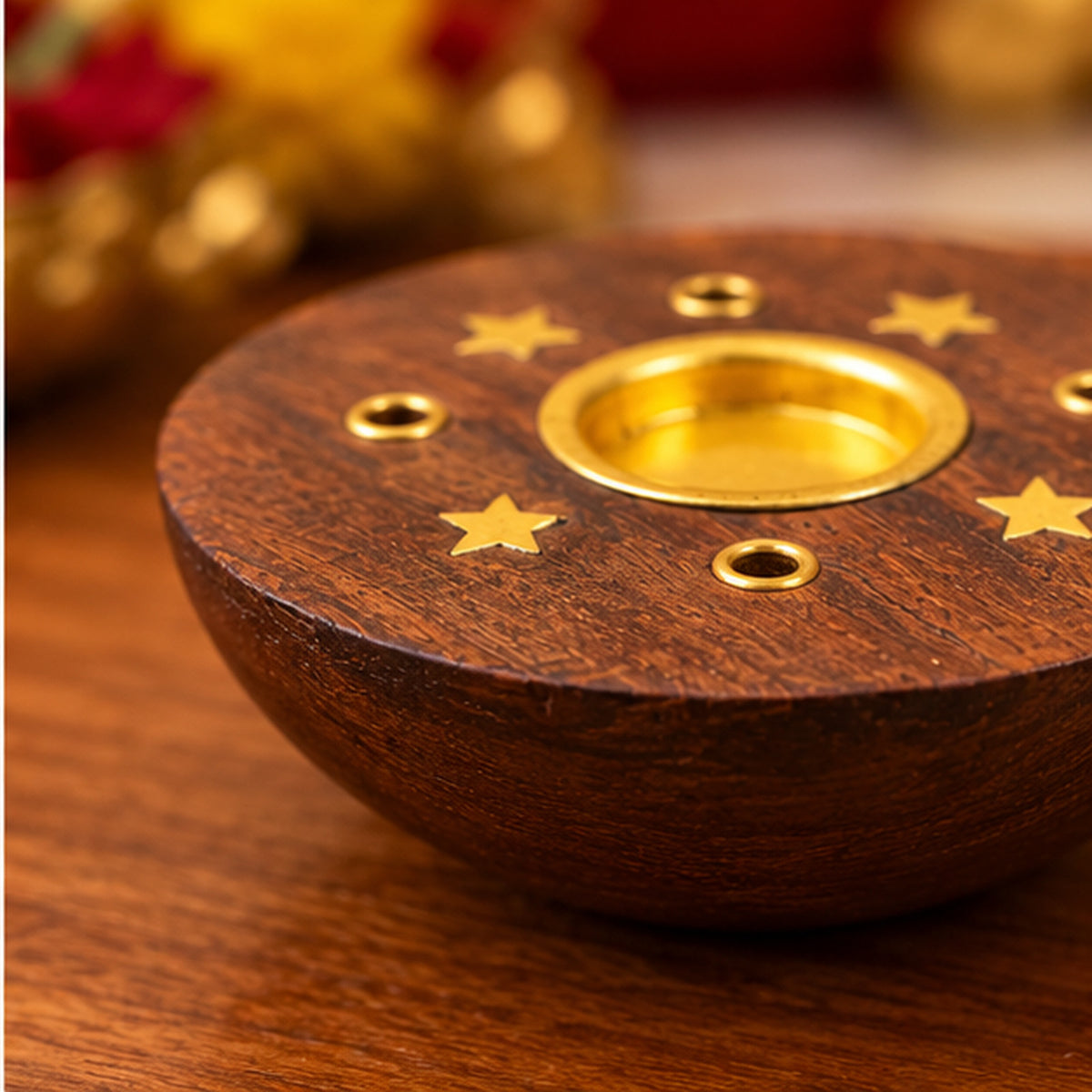 Handcrafted Agarbatti Stand with Brass star