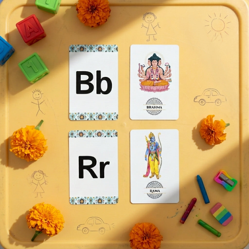 Sanatana ABCD Flash Cards - Alphabets