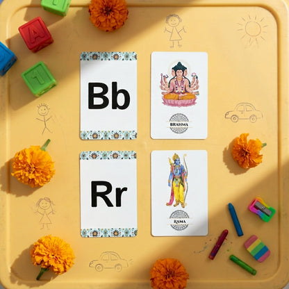 Sanatana ABCD Flash Cards - Alphabets