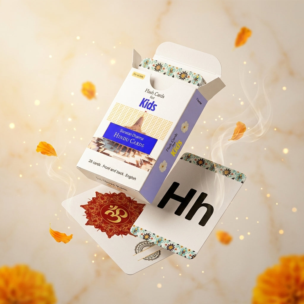 Sanatana ABCD Flash Cards - Alphabets