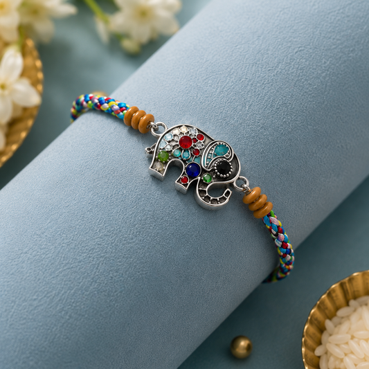 Elephant Design - Artistic Rakhi