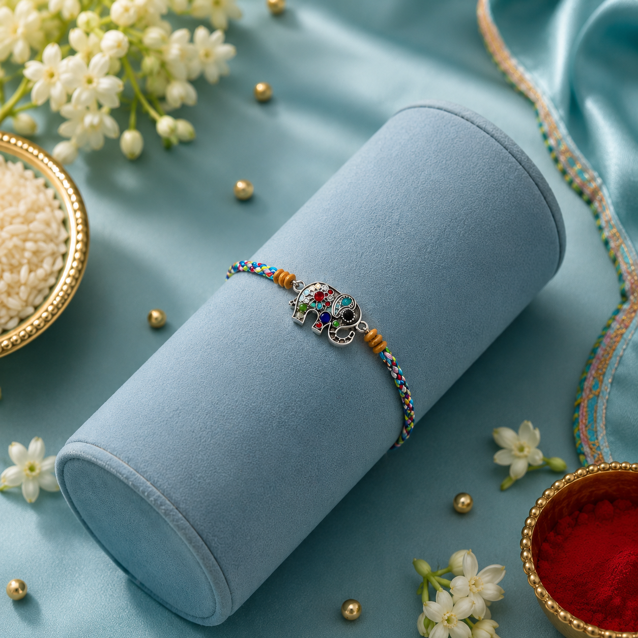Elephant Design - Artistic Rakhi