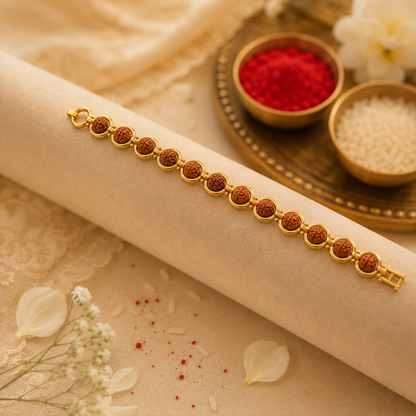 Rudraksha Bracelet Rakhi