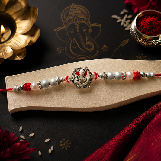 Ganesh Crafted Design Premium Rakhi