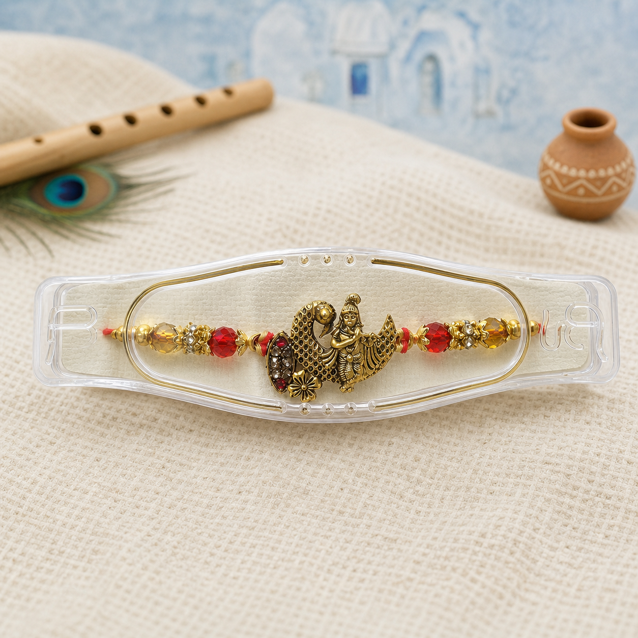 Crafted Krishna Ji Premium Rakhi