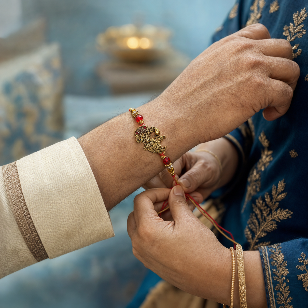 Crafted Krishna Ji Premium Rakhi