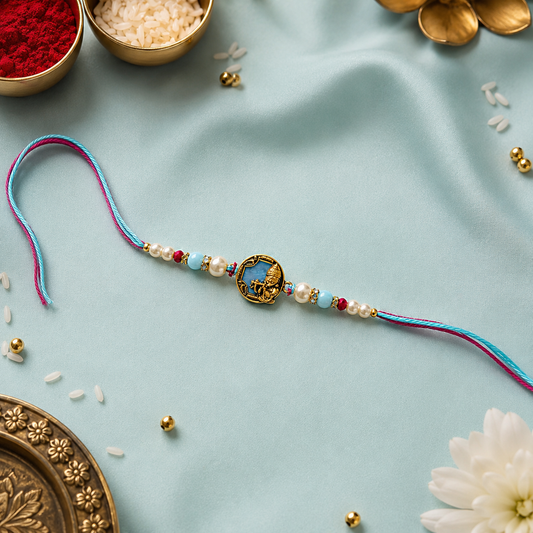 Crafted Design Krishna Ji Rakhi