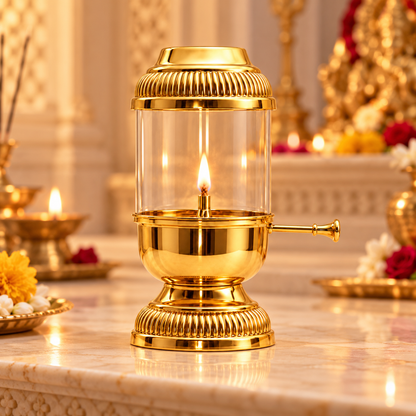 Akhand Jyot Chimni Diya - 5 inch