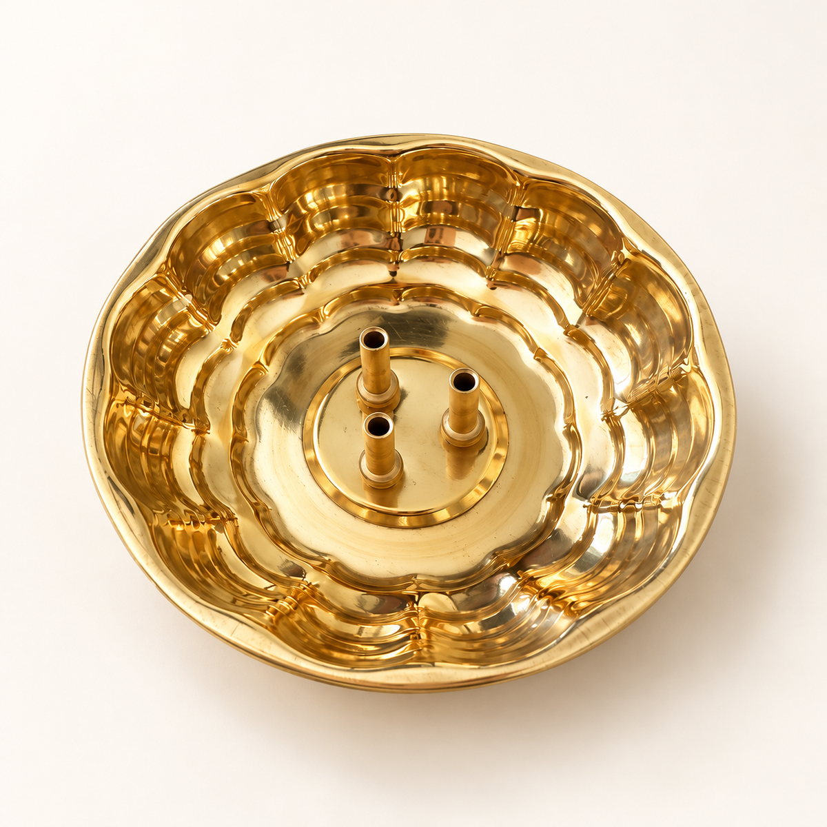 Brass Incense Stick Holder - 3 inch