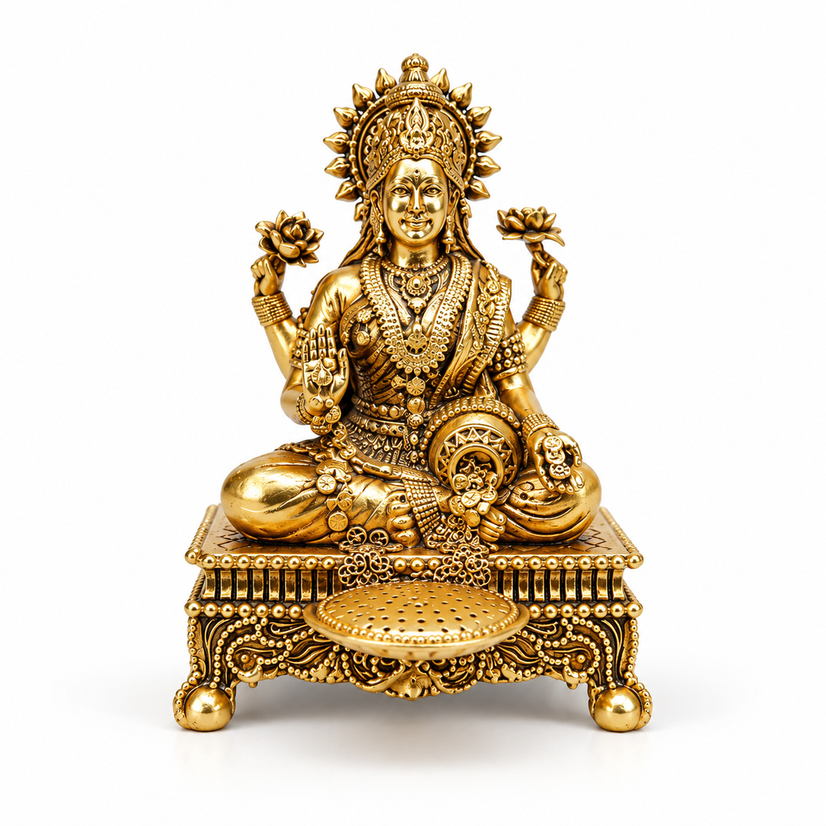 Premium Brass Lakshmi jI | 3.5 inch