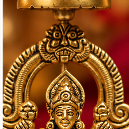Pure Brass Lakshmi Ji Crafted Art | 3.5 inch
