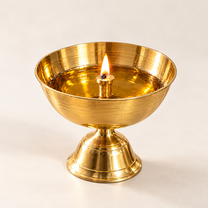 Brass Akhand Jyoti Diya