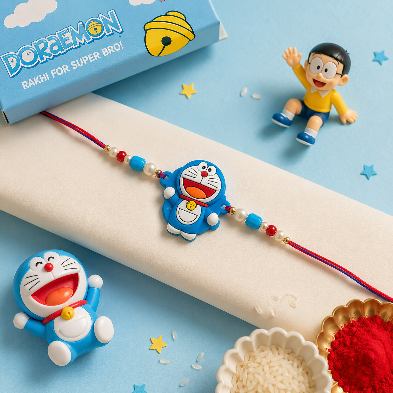 Doremon Rakhi - Premium Design